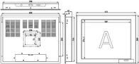 X170Z 17&quot; 800:1 Επαγγελματική οθόνη αφής / Επαγγελματική οθόνη αφής LCD