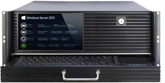 4U Rackmount Βιομηχανικός Υπολογιστής 19 ιντσών Υποστήριξη Συστήματος Windows / Linux