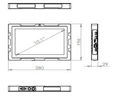 Χεριζόμενο 10.1&quot; Android Industrial Panel PC RK3288 Επεξεργαστής 2G Μνήμη 8G Αποθήκευση