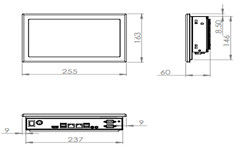 10.1&quot; Συγκινητικό Touch Industrial Panel PC Μεταβαλλόμενο Wi-Fi/ Bluetooth, 3G/4G επικοινωνιακή μονάδα